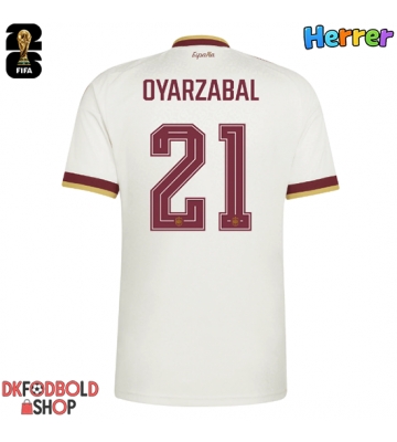 Spanien Mikel Oyarzabal #21 Udebanetrøje VM 2026 Kort ærmer